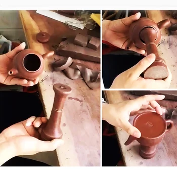 Пот колекция от керамични инструменти за ръчна работа занаяти грънчарска керамични полимерна глина инструмент за премахване на симулация на формиране на