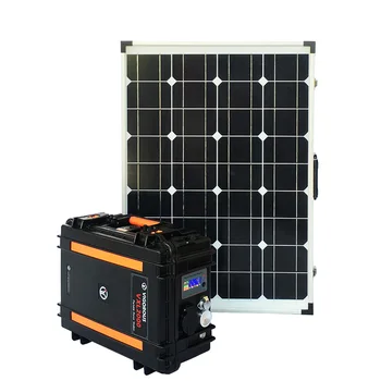 Преносим източник на слънчева енергия 220v 2000 Wh, зарядно устройство за мобилни устройства, аварийно захранване