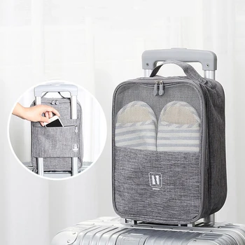 Преносима чанта за съхранение на обувки за пътуване, водоустойчив, модни организаторите за куфари, чанти за съхранение на обувки за пътуване