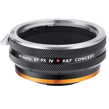 Преходни Пръстен за обективи K&F Concept за Закрепване на обектив Canon EF към Корпуса на фотоапарата Fujifilm X Video EF-FX IV PRO Подмяна Аксесоари