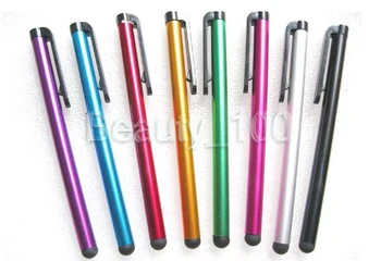 Продажба на едро 5000 бр. / лот, универсална емкостная сензорна писалка, стилус, екранна писалка за Iphone, Ipad, Ipod, Samsung tablet PC