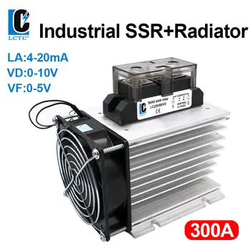 Промишлен Регулатор на напрежение Модел с Висока Мощност 300A 0-10 vdc/0-5 vdc/4-20 ma Входно Напрежение С Един реле на Радиатора