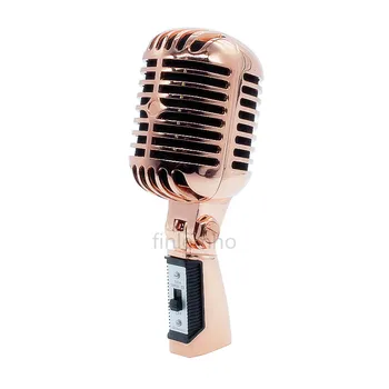 Професионален микрофон 55SH Динамично студио за запис на караоке Кабелна ретро капсули микрофон за вокално пеене за винтажного домашно KTV