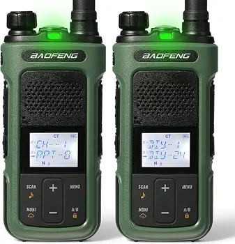 Радио BAOFENG G11S GMRS, Двустранно радио на Далечни разстояния с ухо, Домашно Ретранслатор канали GMRS, 1 Чифт
