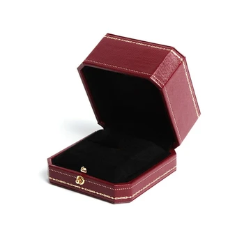 Ретро дизайн, луксозна кутия за пръстени, идеален подпори за годеж, сватба подаръци за Свети Валентин, на новост