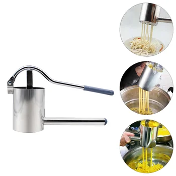Ръчен инструмент за приготвяне на спагети от неръждаема стомана, 1 бр. (сребрист)