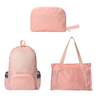 Сгъваема раница с двойно предназначение, ультралегкая чанта на рамото за мъже и жени, лека чанта за катерене, сгъваема раница, бизнес подаръци