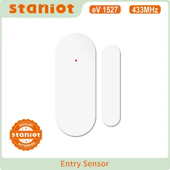 Система за домашно алармата Staniot Sasha 433 Mhz, автоматичен сензор, интелигентни безжични датчици за врати и прозорци, код на отваряне / затваряне на врати