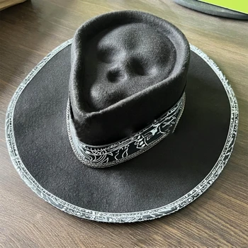 Солнцезащитная шапка с шарките на черепа и смъртта, ковбойская шапка в западен стил, Хелоуин, унисекс