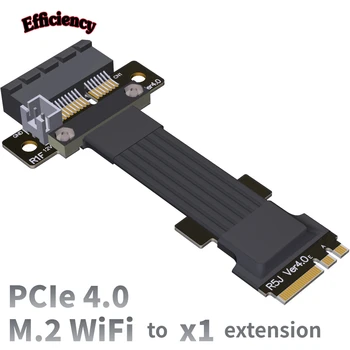 Странично M. 2 WiFi A. E Ключът A + E ДО PCI-e X1 удължителен кабел Адаптер за Карта Кабел Gen4 AE-Key A E за PCIE 4.0 X1 X4 X16 M2 R51JL 4.0 R51JF 4.0