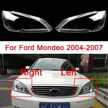 Стъклото на Фаровете на Автомобила За Ford Mondeo 2004-2007 PVC Капак на Обектива Подмяна на Абажура Прозрачна Обвивка Фарове Автомобилни Аксесоари