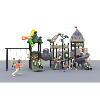 Съоръжения за отдих/паркове за забавления Миниатюрни обзавеждане за детски площадки Набор от люлките на Детската площадка на открито