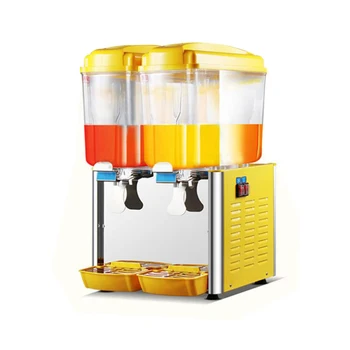 Търговска машина за приготвяне на топли напитки студени, двуцилиндров диспенсер за напитки на самообслужване с капацитет 36 л
