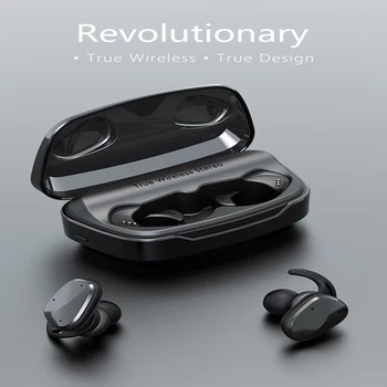 Тъчпад спортна водоустойчив Bluetooth слушалка Tws, безжична Bluetooth слушалка, бизнес-спортни слушалки с мобилен захранването