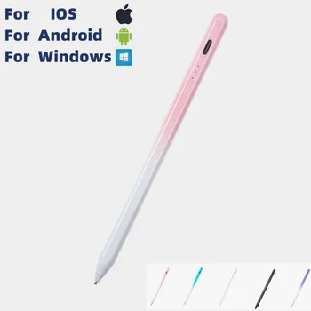 Универсален капацитивен молив със сензорен екран iPad Mini Pro Air 2, 3, 3, 4, 5, 6, стилус за Samsung, Huawei, таблет, Андроид, телефон, стилус, писалка