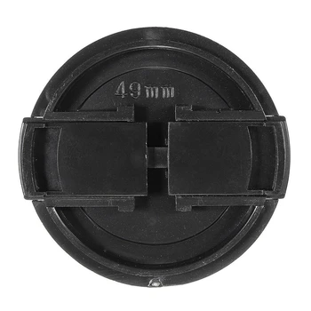 Универсална 30ШТ 49 мм централна защелкивающаяся предна капачка за обектив за цифров огледално-рефлексен фотоапарат Canon Nikon
