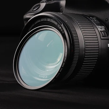 Филтър FOTGA 37 40.5 43 46 49 52 55 58 62 67 72 77 82 мм Черен филтър от оптично стъкло AGC с мека светлина 1/4 1/8 за фотоапарат Canon Nikon