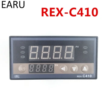 Цифров PID-Регулатор на температурата RKC REX-C410 48*96 мм Хоризонтални, входна термопара K, PT100, J Релеен изход за отопление