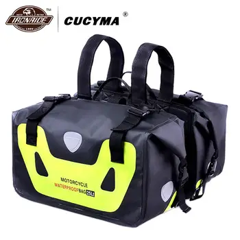 Чанта за мотоциклети CUCYMA, водоустойчив седельная чанта, мото-чанта, състезателни пътнически багаж, многофункционални трактор преглед чанти за мотоциклети 50Л