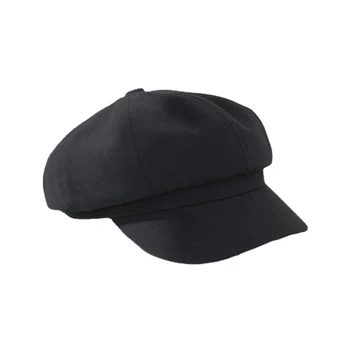Шапка вестникарче, реколта шапки-барети, ветрозащитная удобна шапка таксиметров шофьор, дамска есенно-зимна пешеходната Jour Shopping
