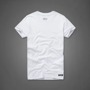 № 2 A1044 Лятна мъжка тениска от 100% памук, с висококачествена марка тениска, шест цвята, размери от S до 3XL